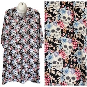 NEW 1764 The Bandit Performance Polo Skulls Floral Golf Men's 3XL